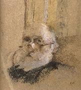 Edouard Vuillard Self-portrait of glasses oil painting on canvas